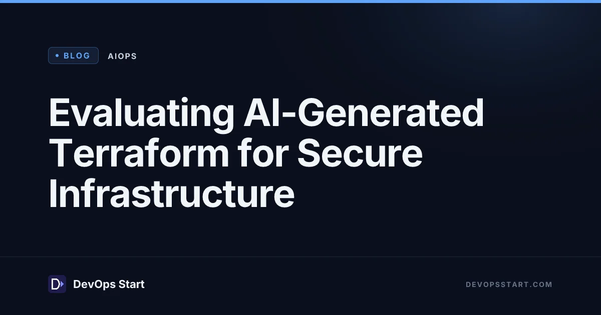 Evaluating AI-Generated Terraform for Secure Infrastructure