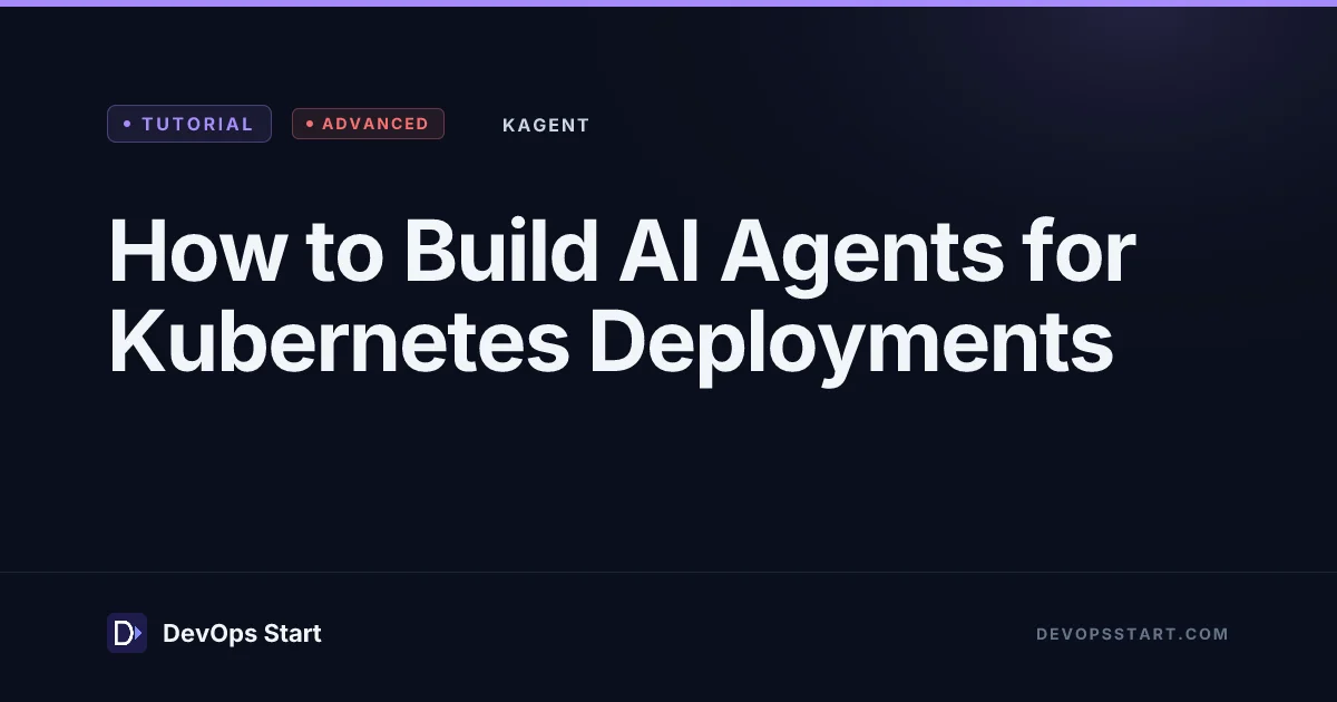 How to Build AI Agents for Kubernetes Deployments